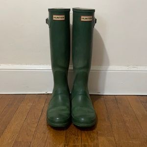 Hunter Original, Dark Green Rain Boots
